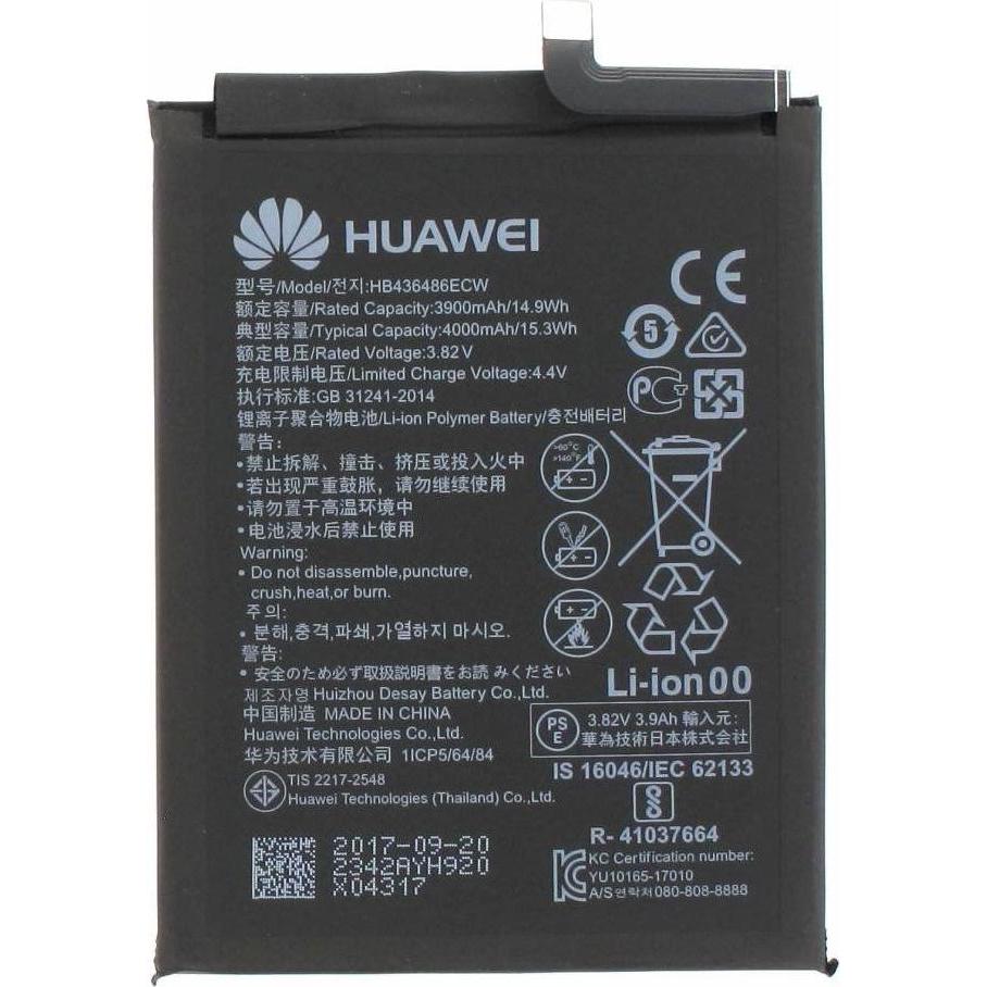 Huawei HB436486ECW Akku 3900 mAh Li-Pol (Service Pack), Smartphone Akku