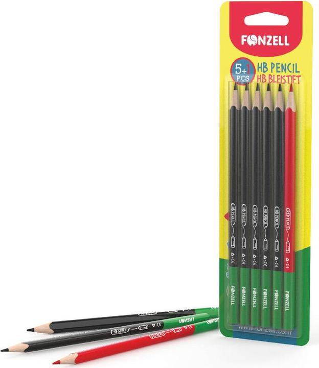 Produktbild Fonzell Bleistift-Set Triangular (2.20 mm, HB, 5x)