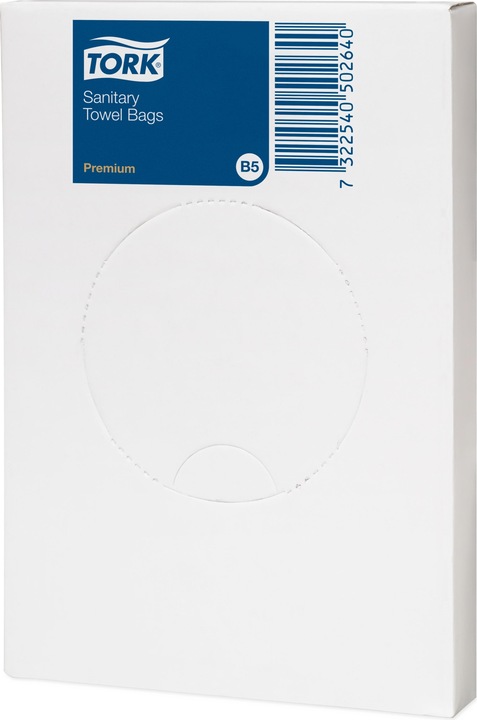 Actual product image Tork Hygiene bag Premium B5 204041 HDPE, transparent 25 pieces (25 x, 2 l)