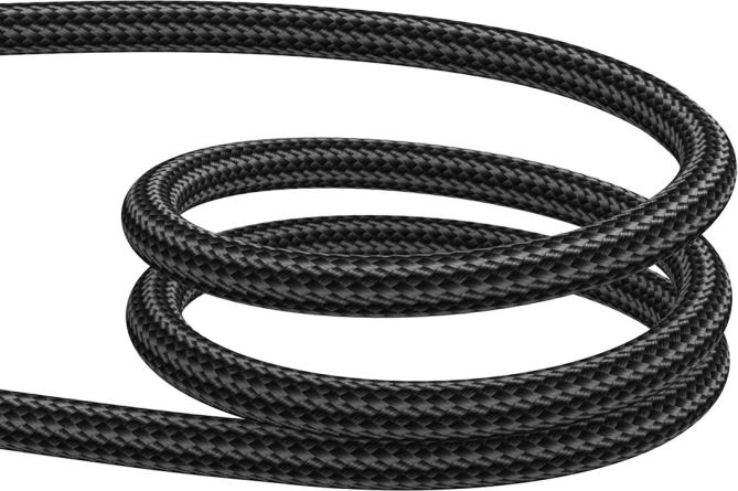 Produktbild Joyroom S-A42 Crystal Clear Series Fast Charging Data Cable Type-C to Type-C 60W 1.2m Black (1.20 m, 60 W)