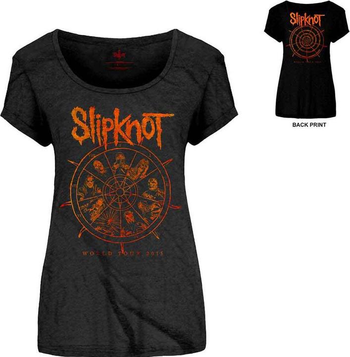 Slipknot The Wheel with Back Printing (Girlie)
