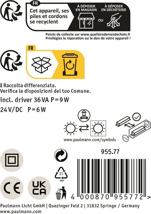 Immagine prodotto Paulmann Xana (500 lm)