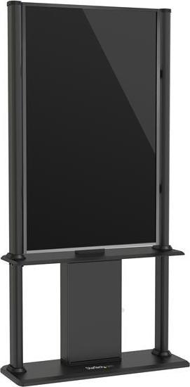Produktbild StarTech com Digitaler Kundenstopper - Schwarz - Verriegelung, 80 kg, 114,3 cm (45 Zoll), 139,7 cm ( (0.96 m)