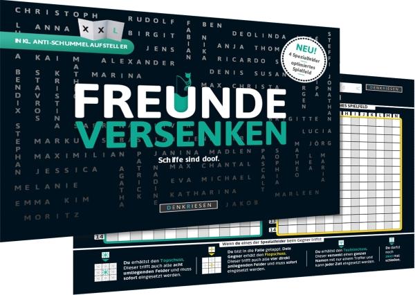 Produktbild Denkriesen Freunde Versenken (d) (Deutsch, 2 Spieler)