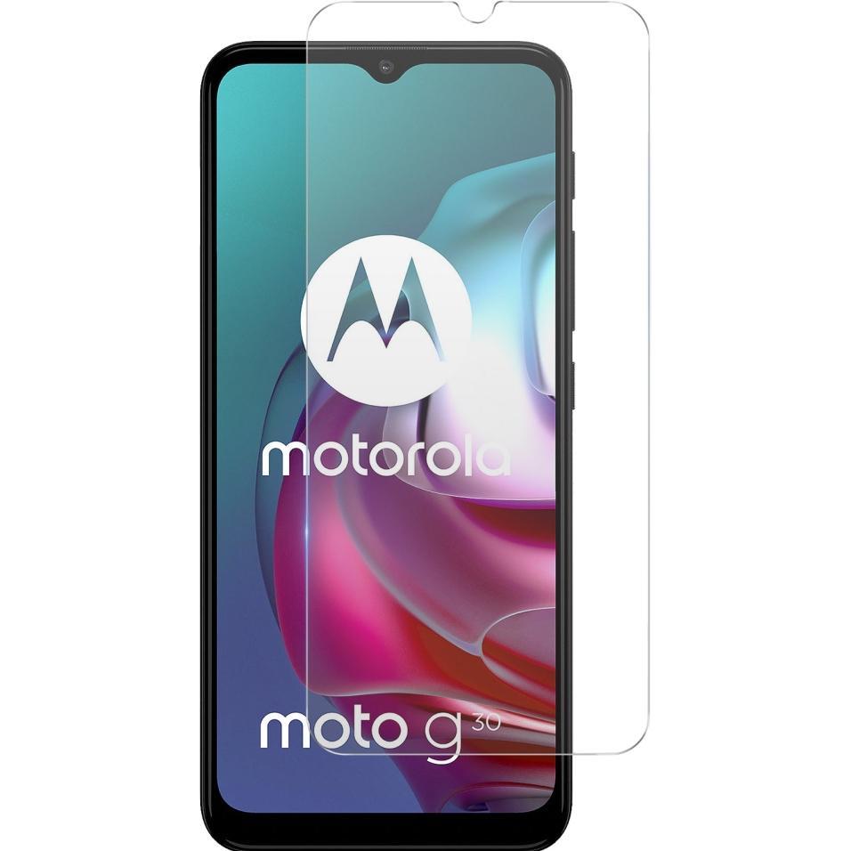 Screenguard Motorola Moto G30 Panzerglas Schutzfolie Case Friendly Design (1 Stück, Motorola Moto G30), Smartphone Schut...