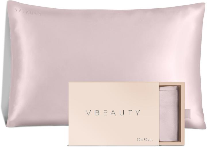 Actual product image VBEAUTY Silk cushion cover rosé (Pillowcase, 50 x 70 cm)