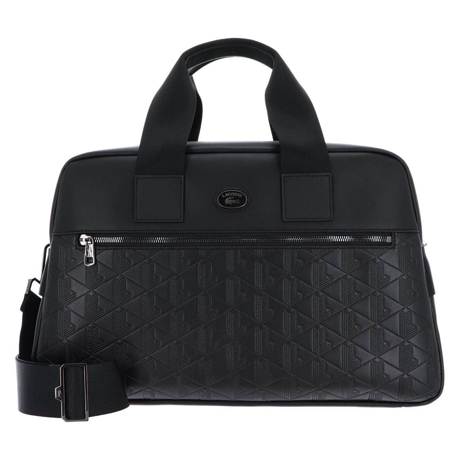 Lacoste, Unisex, Tasche, Nomogramme Weekender, Schwarz
