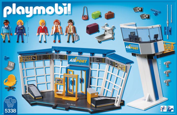 Produktbild Playmobil City-Flughafen mit Tower (5338, Playmobil City Action)