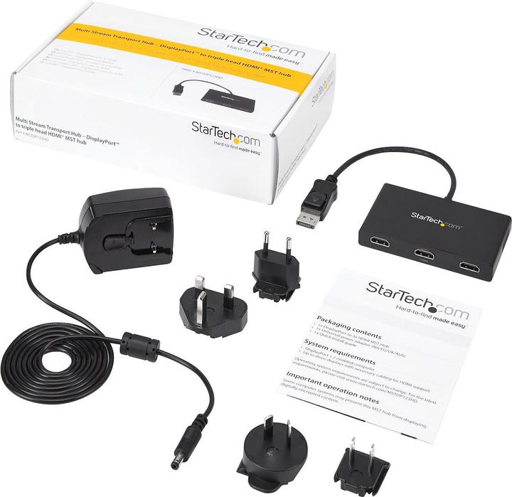 Immagine prodotto StarTech Da Displayport A 3x HDMI Mst Hub