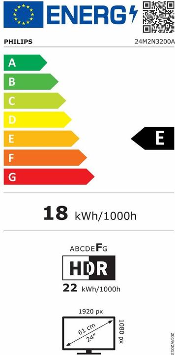 Etichetta energetica Philips 2N3200A (1920 x 1080 pixel, 23.80")