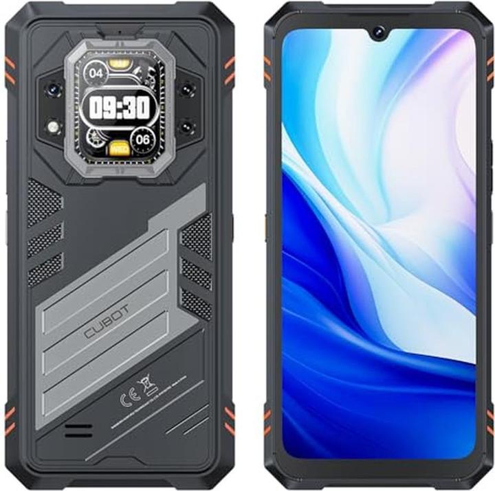 Actual product image Cubot Smartphone with 6.72-inch FHD+ display, 24 GB RAM, 256 GB ROM, 100 MP camera, Android 14 (256 GB, Black, 6.72", Dual SIM, 5G)