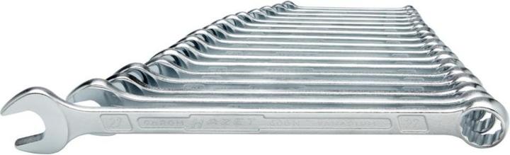 Produktbild HAZET Ring-Maulschlüssel Satz 600N/17N (7 mm, 8 mm, 9 mm, 10 mm, 11 mm, 12 mm, 13 mm, 14 mm, 15 mm, 16 mm, 17 mm, 18 mm, 19 mm, 21 mm, 22 mm, 24 mm, 27 mm)