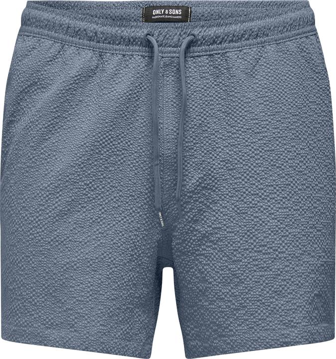 Only & Sons Onsted Life Solid Seersucker Swim Noos