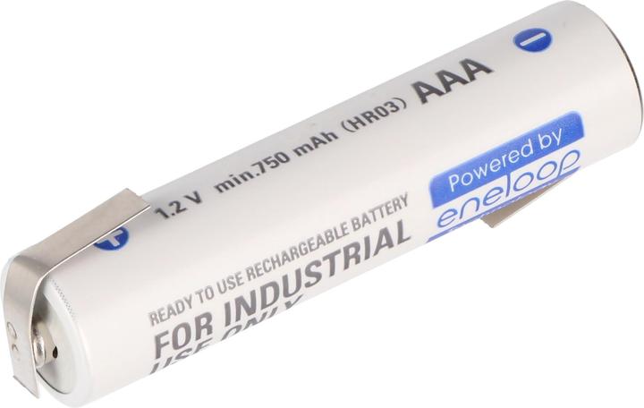 Immagine prodotto Panasonic Batteria Eneloop Micro AAA HR-4UTG 800mAh con etichette a saldare (1 pz., AAA / LR03 / Micro / R03 / AM4 / MN2400 / KR03, 800 mAh)