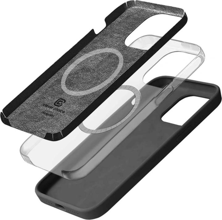 Actual product image Crong Colour Cover Magnetic - iPhone 15 Pro MagSafe case (Titanium) (Apple iPhone 15 Pro)