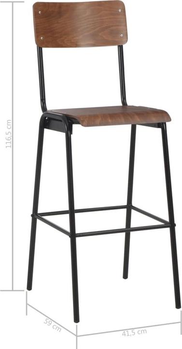 Actual product image VidaXL Tabouret de bar