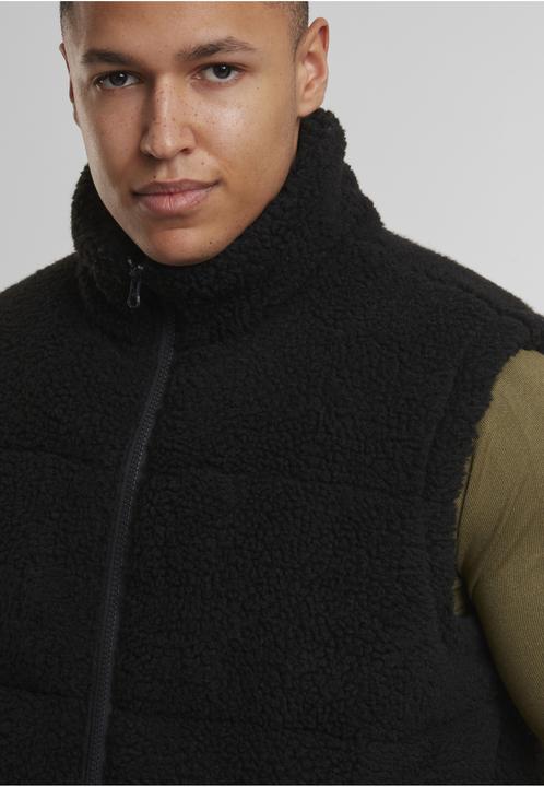 Actual product image Urban Classics Basic Teddy Puffer Vest - 211168 (M)