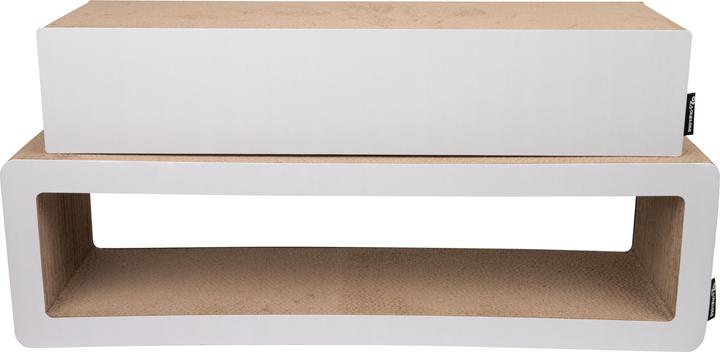 Produktbild District 70 Kratzbaum (24 cm, Weiss und Beige)