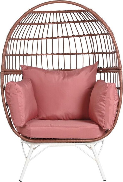 Produktbild DKD Home Decor Garden sofa 99 x 71 x 147 cm Metal Terracotta synthetic rattan White