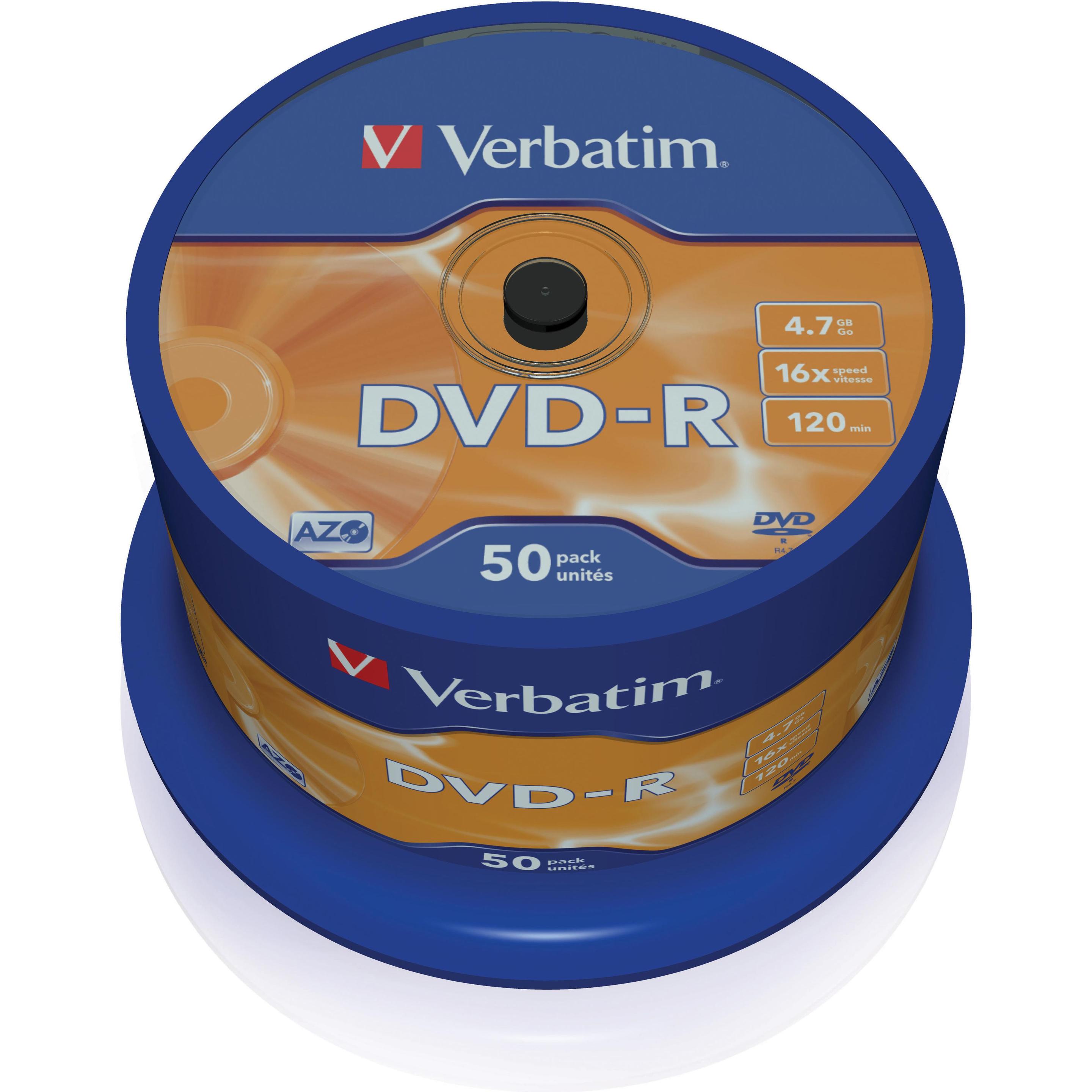 Verbatim Dvd-R (50 x), Optischer Datenträger