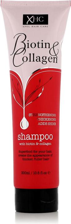 Xpel Biotin & Collagen Shampoo - Shampoo for fuller hair 300ml (300 ml, Liquid shampoo)