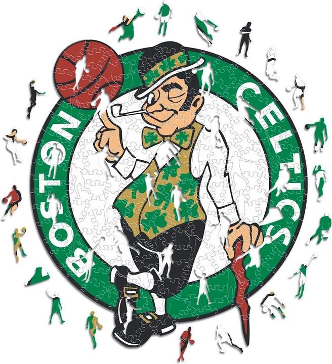 Actual product image Iconic NBA - Boston CelticsWooden Puzzle Size S (150 pieces) (150 pieces)