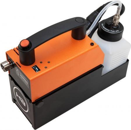 Actual product image Hazebase piccola battery fog machine 12V/200W DMX