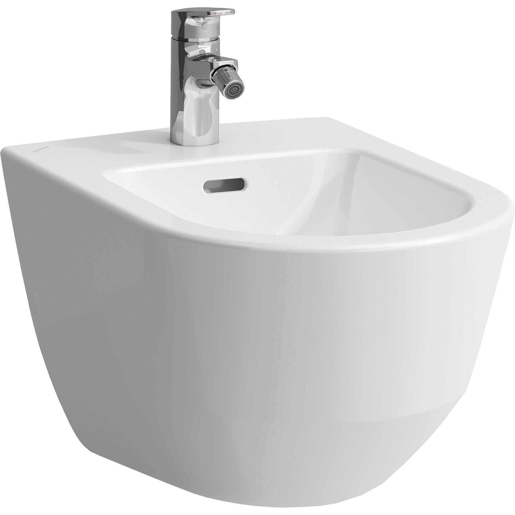 Laufen, Toilette + Bidet, PRO Wand-Bidet, 1 Hahnloch, 360x530mm, ohne seitliches Loch für Wasseranschluss