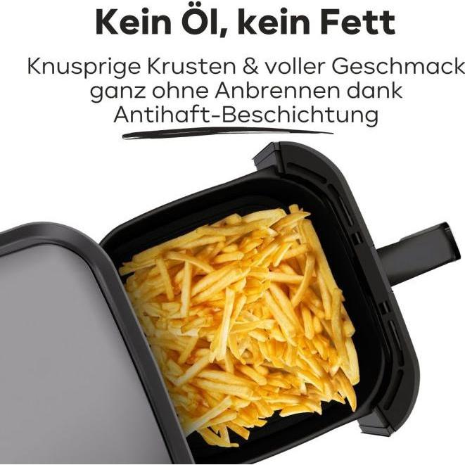 Thumbnail - Bomann Heissluft-Fritteuse, Fritteuse, Silber, Schwarz