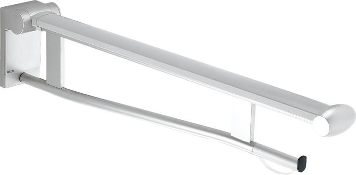 Keuco Opklapbare draagrail WC PLAN CARE 700 mm, verchroomd/lichtgrijs 700 mm, verchroomd/lichtgrijs