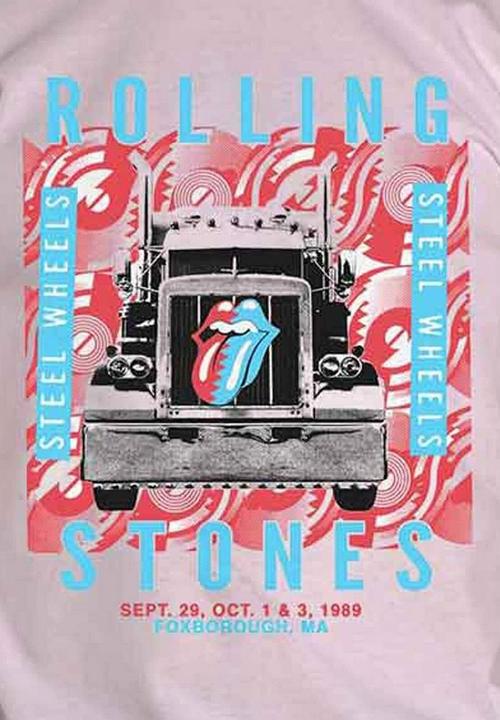 Actual product image The Rolling Stones Adult Steel Wheels TShirt (XL)