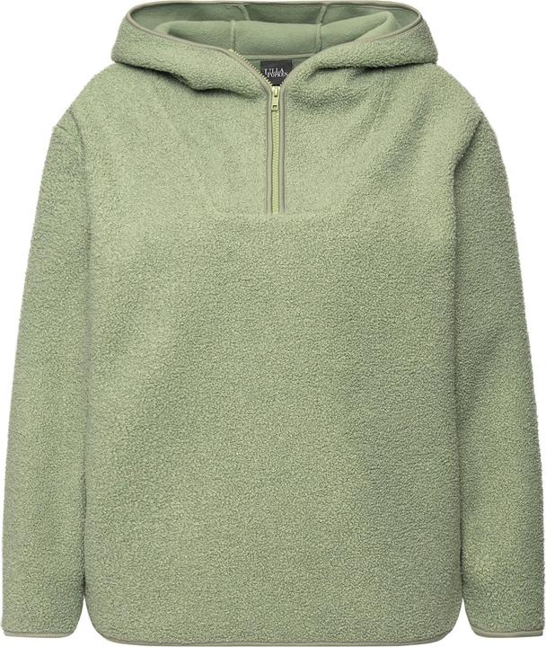 Produktbild Ulla Popken Teddypullover, Plüsch, Kapuze, Langarm (42, 44)