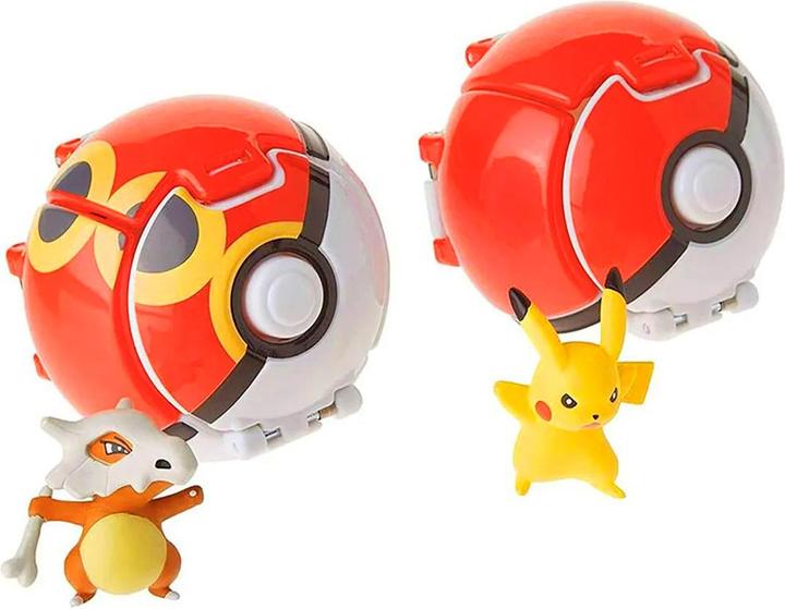 Image du produit Pokémon Set de balles à lancer avec une Pokeball Pikachu et une Poke Ball