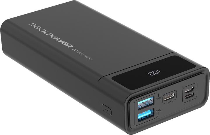 RealPower PB-20k PD (20000 mAh, 18 W, 74 Wh)