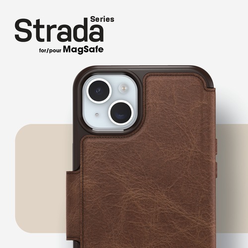 Produktbild OtterBox Strada Folio mit MagSafe (Apple iPhone 15 Plus)