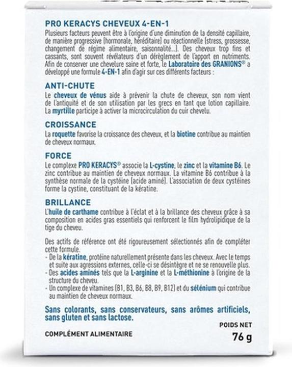 Actual product image Granions Pro Keracys 4-In-1 Anti-Hair Loss Strength Growth