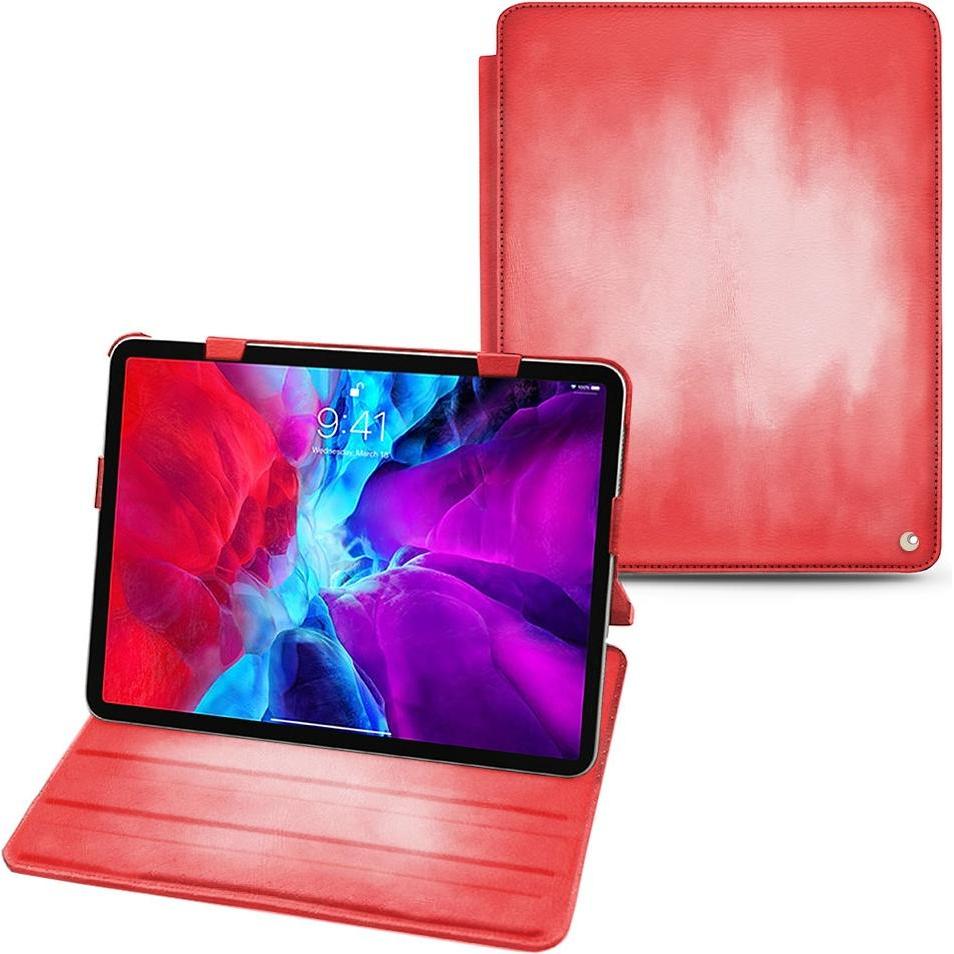 Noreve Lederschutzhülle horizontal (iPad Pro 12.9 2020 (4. Gen)), Tablet Hülle, Rosa