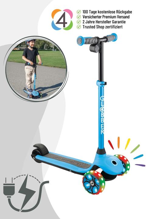 Globber E-Motion 4+, sky blau