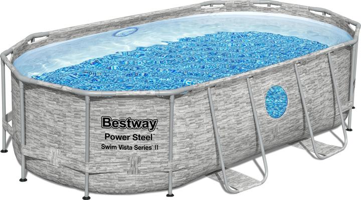 Produktbild Diverse Hardware Bestway Power Steel Swimmingpool-Set 427x250x100 cm (427 x 250 x 100 cm)