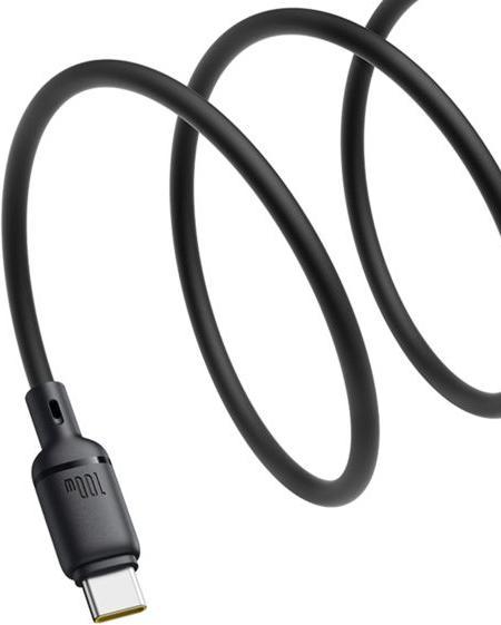 Produktbild Baseus Silky Series Ladekabel Type-C 100W 1m Schwarz (1 m, 100 W)