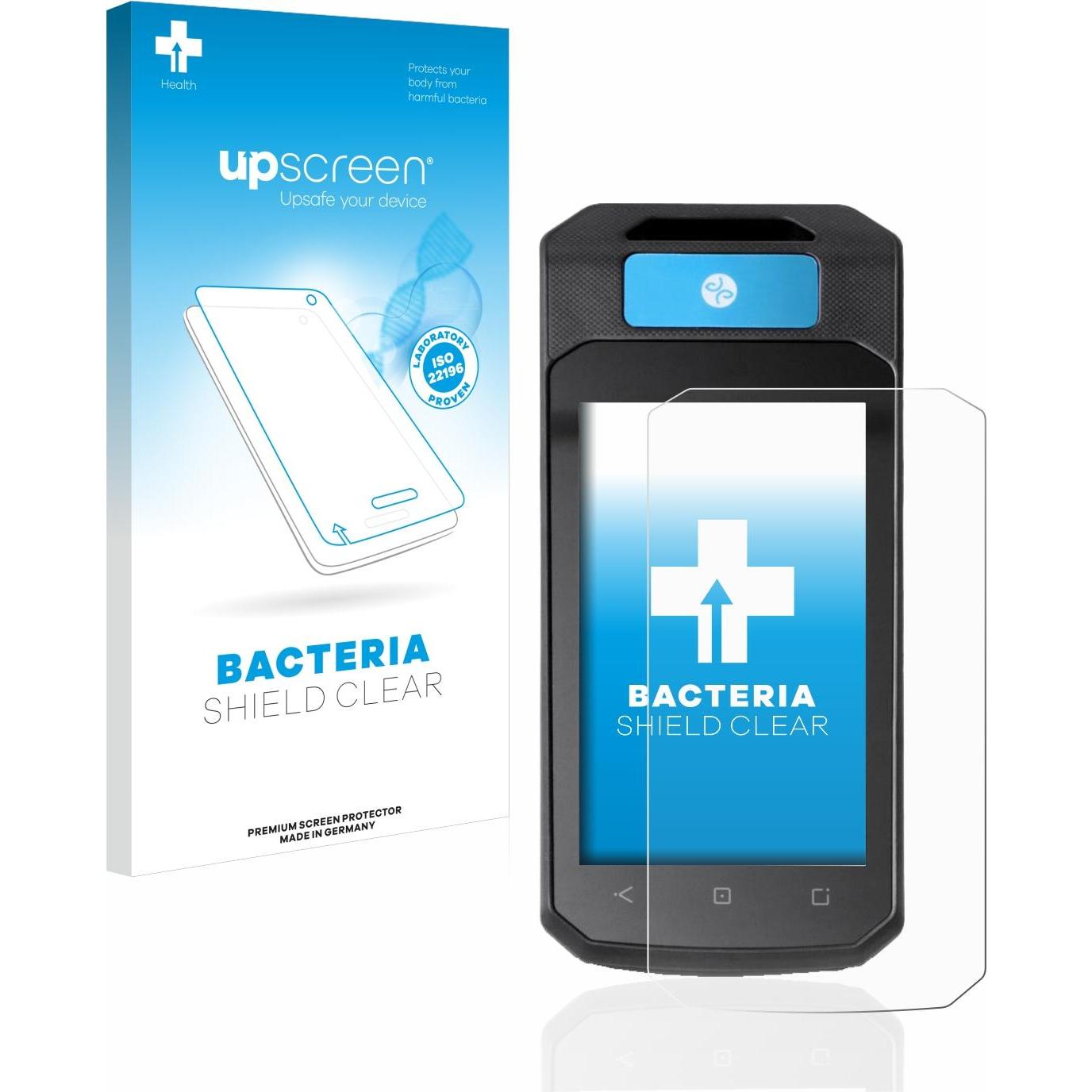 upscreen, Bluttest, Schutzfolie Displayschutz Displayschutzfolie Folie Klar antibakteriell