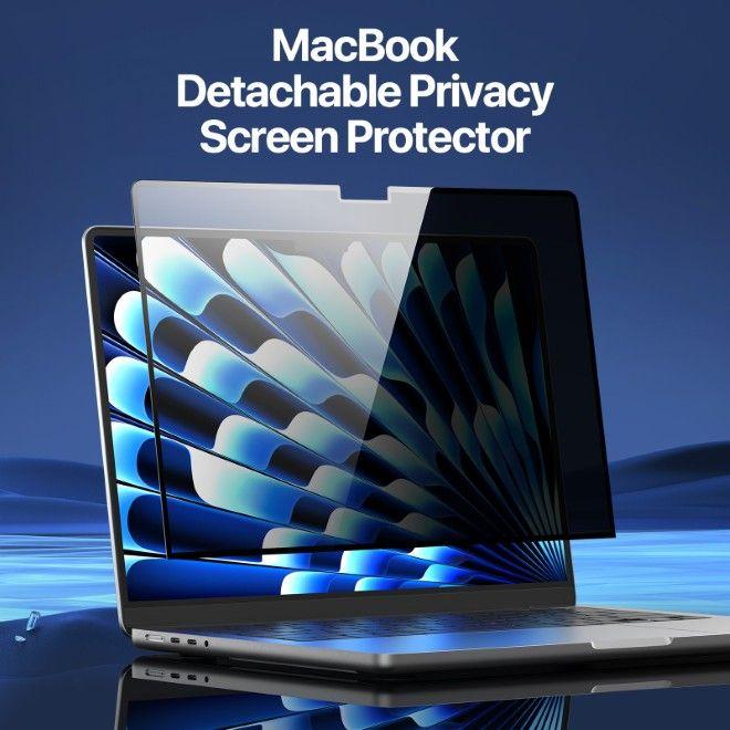 Actual product image Dux Ducis Leno Series Privacy Schutzfolie Displayschutz (13", 16:10)