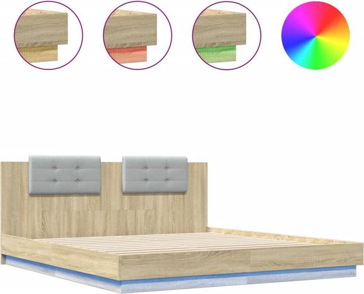Actual product image vidaXL Bettgestell (200 x 200 cm)