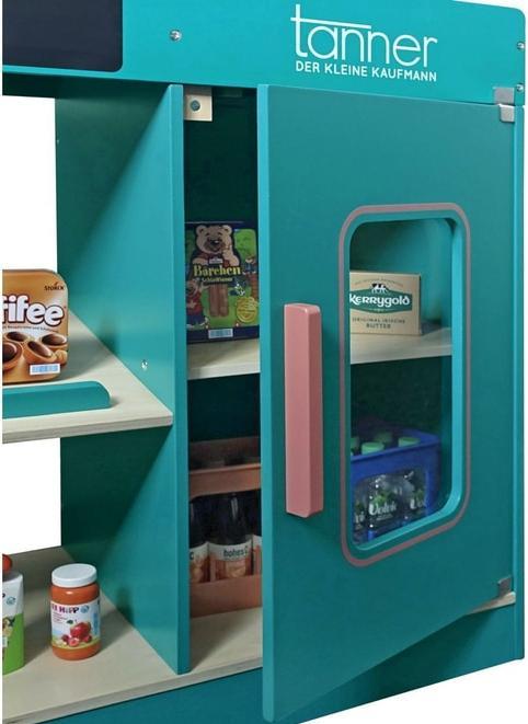 Produktbild Tanner Moderne Supermarkt Theke aus Holz mit integriertem Kassensystem