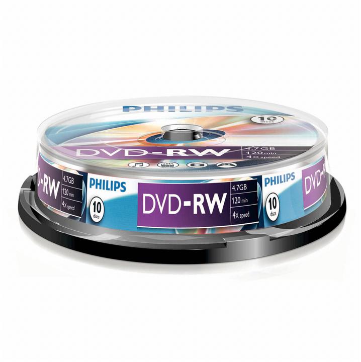 Produktbild Philips 1x10 DVD-RW 4,7GB 4x SP (10 x)