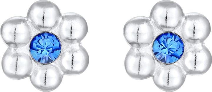 Produktbild Elli Ohrringe Kinder Blume Blüte Kristall 925 Silber (Glaskristall, 925er Sterling Silber)