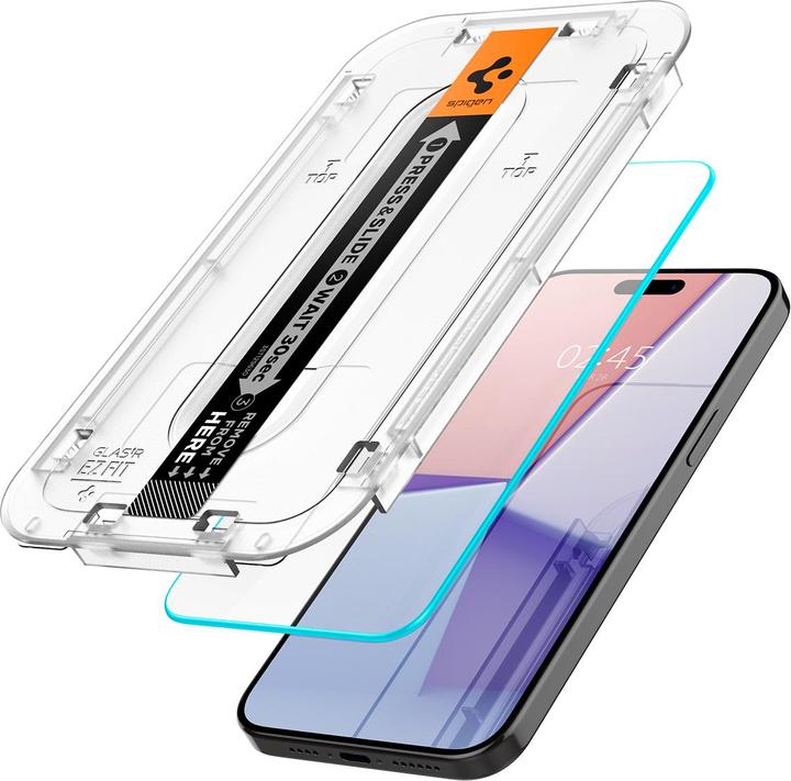 Produktbild Spigen Glas.TR EZ Fit (1 Stück, Apple iPhone 15 Pro Max)
