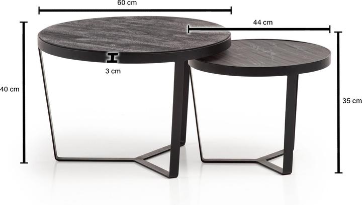 Produktbild Wohnling Ethan (60 x 60 x 40 cm)