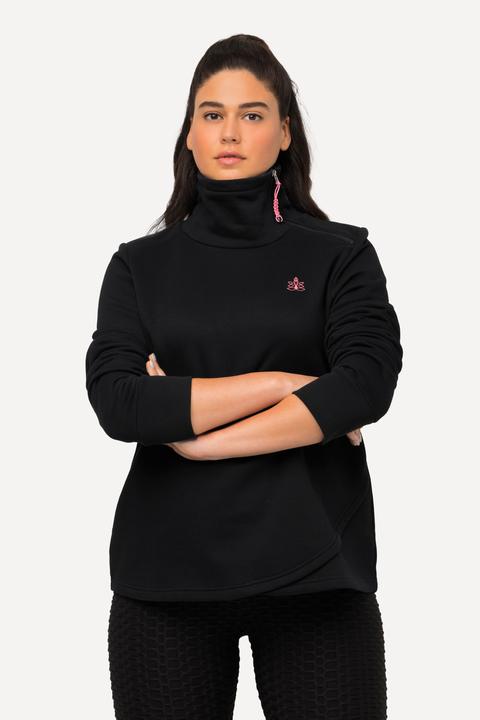 Produktbild Ulla Popken Sweatshirt, Stehkragen, Zipper, Mandala, Langarm (42, 44)