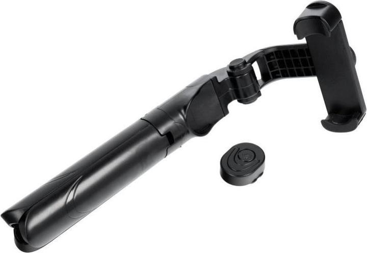 Actual product image Partner Telecom Stylus OEM Selfie stick with wireless remote control tripod SSTR-12 black